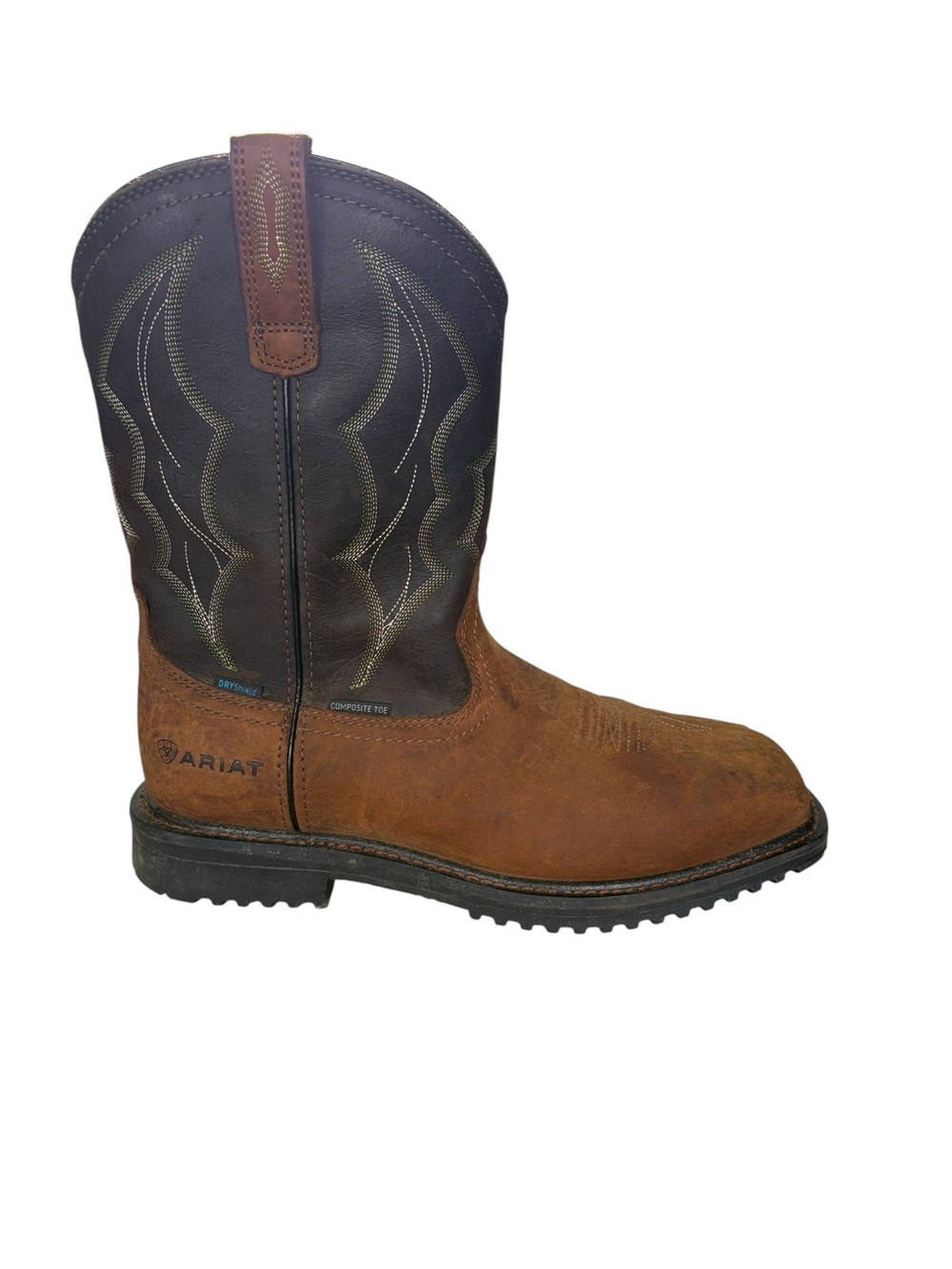 Ariat RigTek Square Toe Waterproof Composite Toe Work Boot Men's 10.5 D - Picture 5 of 13
